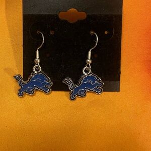 Detroit Lion Minature Earrings